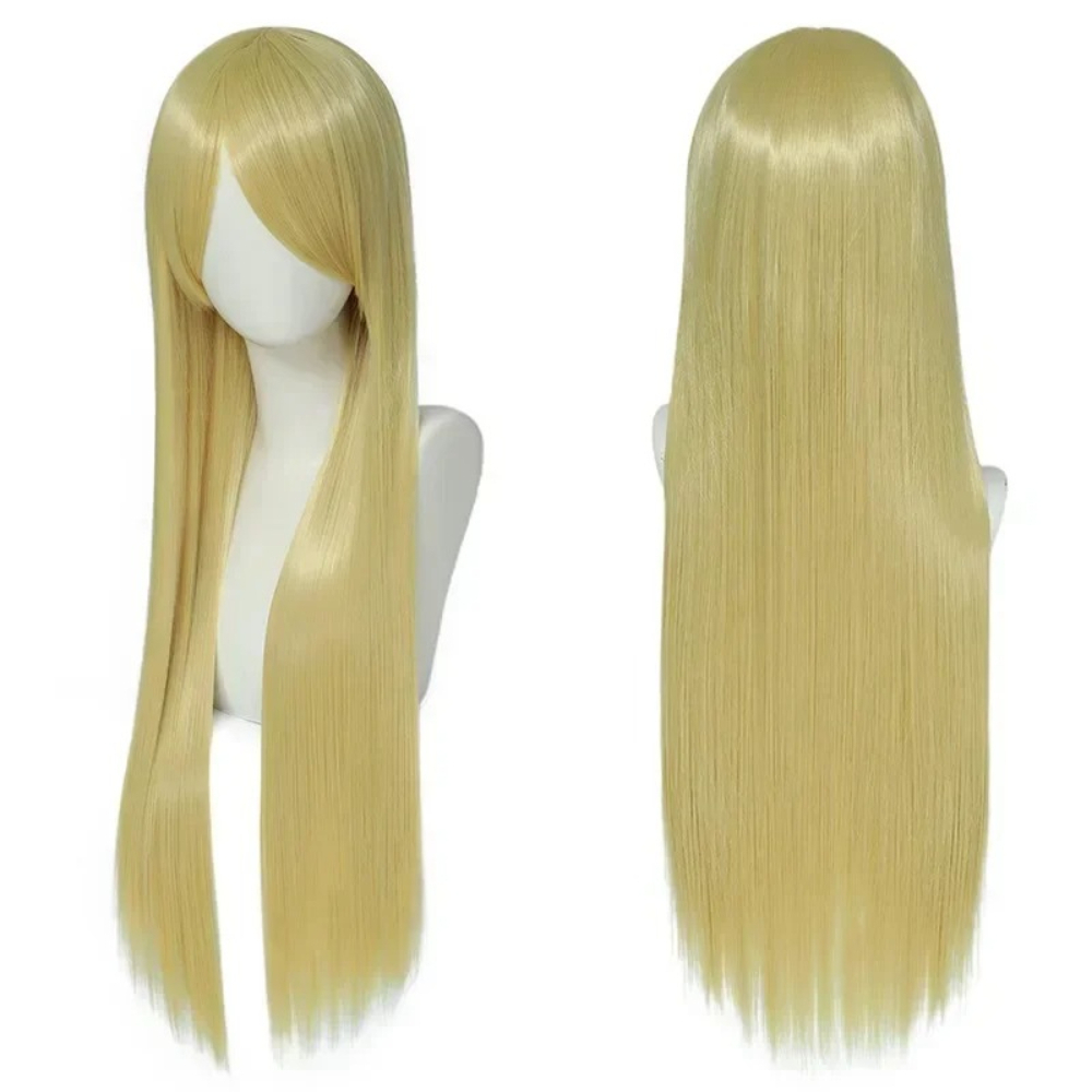 Synthetic Braided Wigs For Black Women - 80cm colorido longo reto cabelo sintético