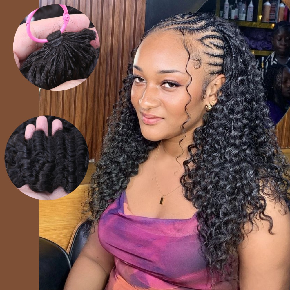 Hair Bundles - Cabelo Humano para Crochê para Mulheres