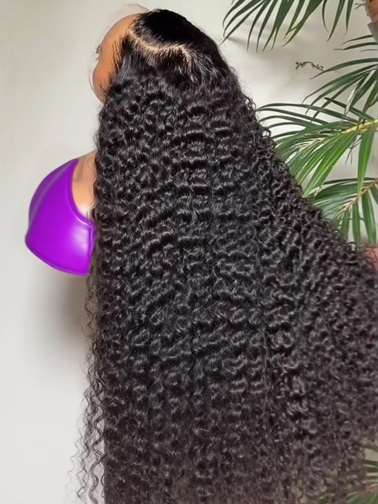 Water Wave Bulk Human Hair For Braiding - Onda de água profunda perucas 13x4
