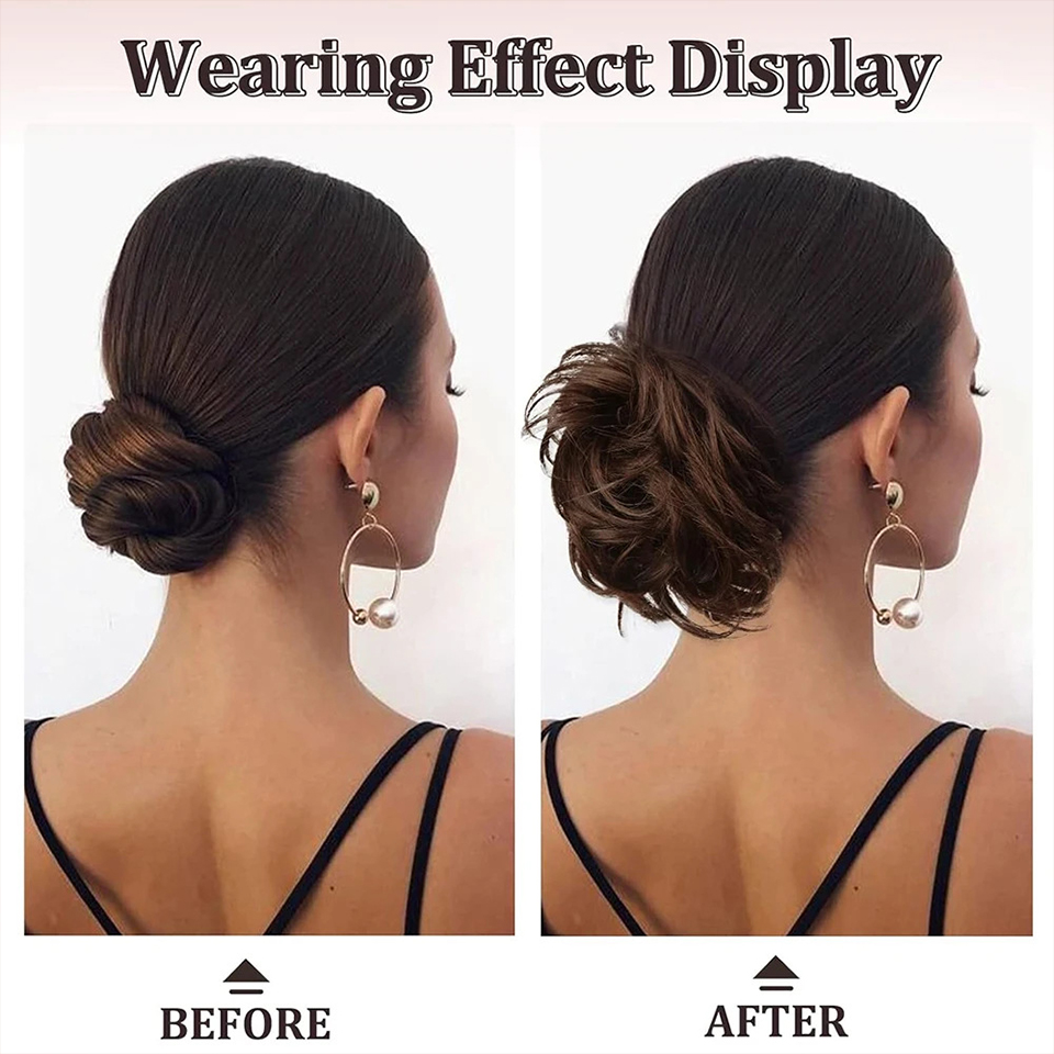 EAST Synthetic Chignon Messy B - Claw Clip Messy Bun Hair Piece avaliação e preço