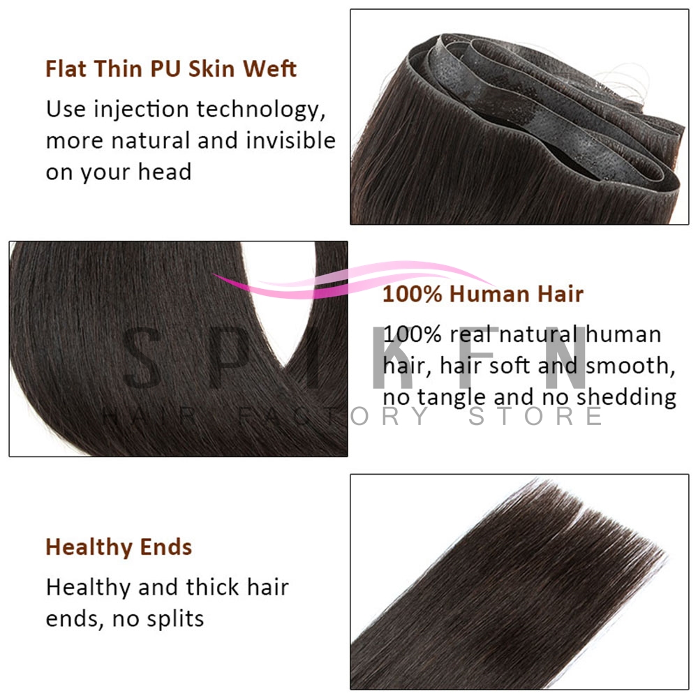 Extensões de Cabelo Humano SPI - Invisible Tape In Extensions Real Hair avaliação e preço