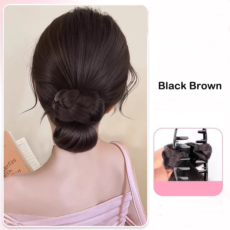 Acessórios de cabelo sintético - Claw Clip Messy Bun Hair Piece avaliação e preço