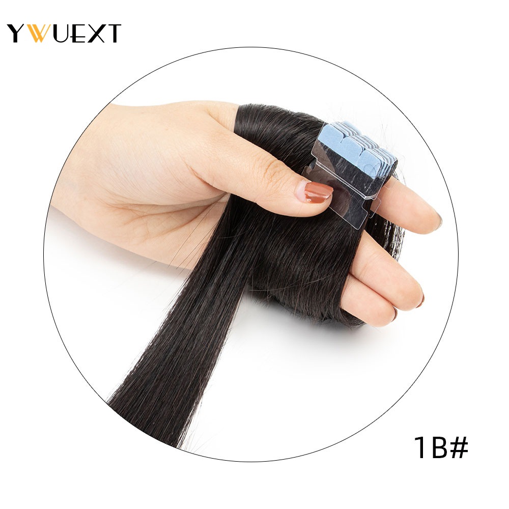 YWUEXT Mini Fita em Extensões  - Invisible Tape In Extensions Real Hair avaliação e preço