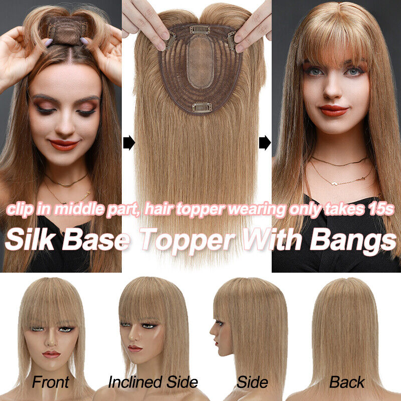 Toupee real do cabelo humano c - Seamless Clip In Hair Extensions Human Hair avaliação e preço