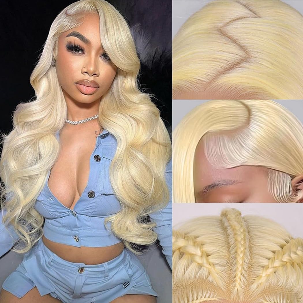 Peruca Frontal HD Lace 613 Loi - 613 Blonde Body Wave Lace Front Wig avaliação e preço