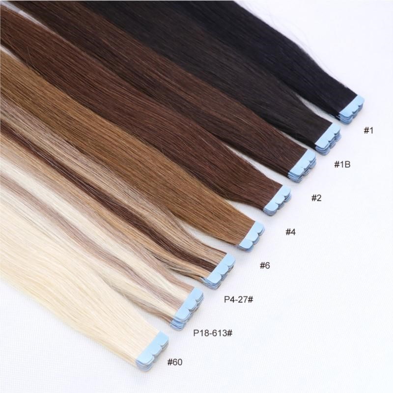 Mini fita extensões de cabelo  - Invisible Tape In Extensions Real Hair avaliação e preço