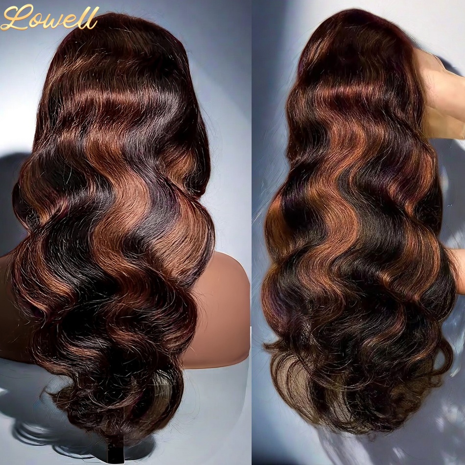 Peruca de Cabelo Humano Ondula - Hd Lace Frontal Wig Human Hair Pre Plucked avaliação e preço