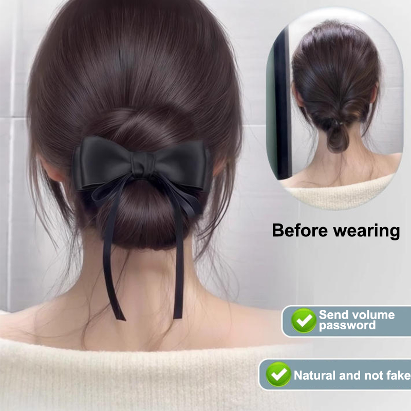 Aplique de Cabelo Sintético co - Claw Clip Messy Bun Hair Piece avaliação e preço