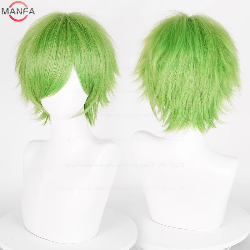 Anime 30cm curto reto peruca c - Synthetic Braided Wigs For Black Women avaliação e preço