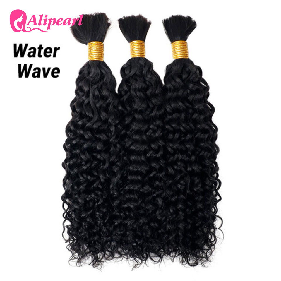 Alipearl Cabelo Humano Brasile - Water Wave Bulk Human Hair For Braiding avaliação e preço