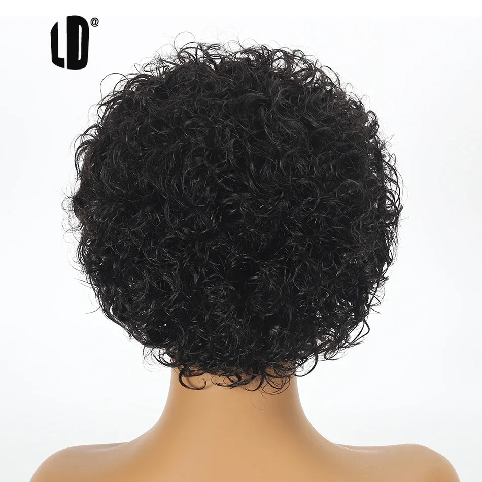 Peruca Pixie Cut 99J com Renda - Short Pixie Cut Wig Human Hair Cheap avaliação e preço