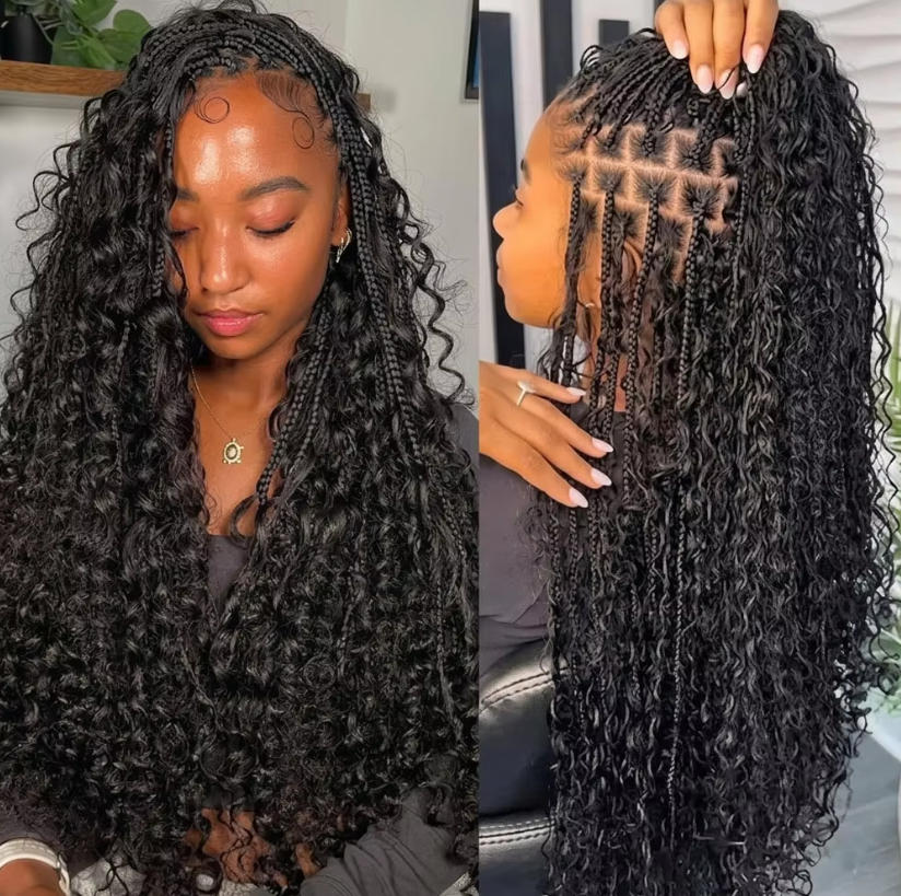 Cabelo Humano Solto em Massa,  - Water Wave Bulk Human Hair For Braiding avaliação e preço