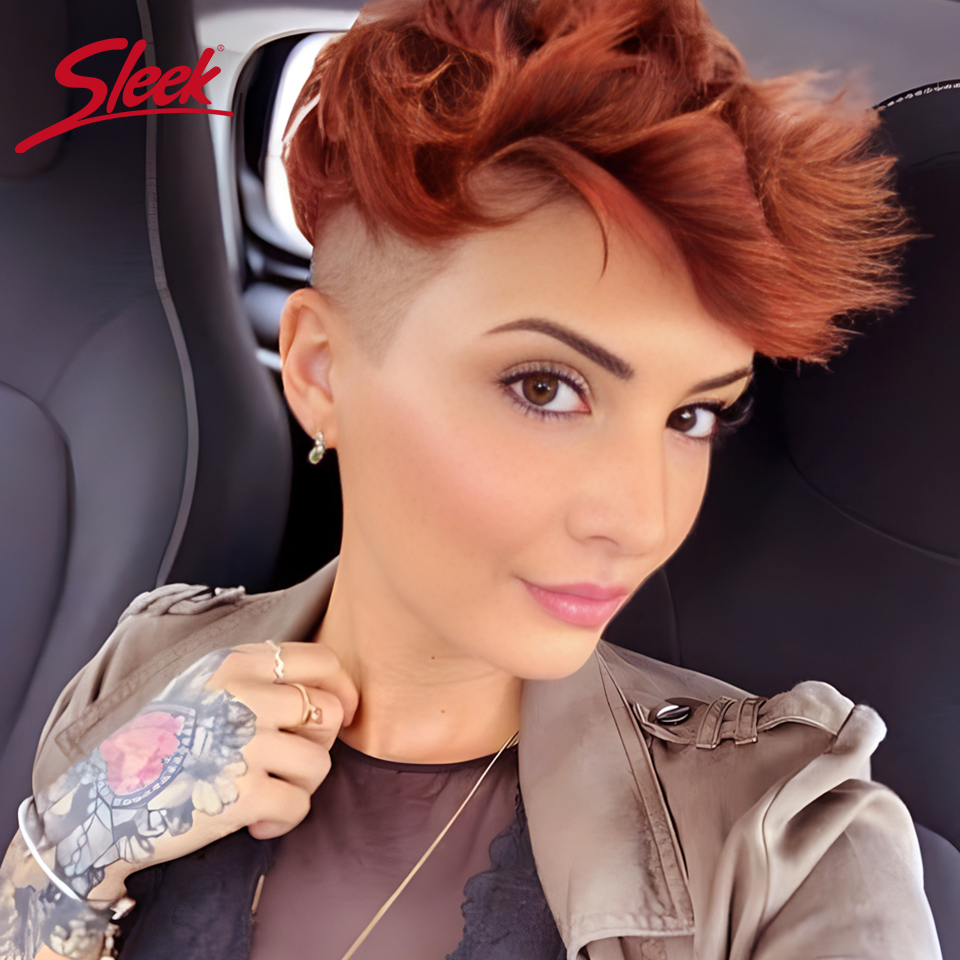 Sleek-Brazilian Straight Pixie - Short Pixie Cut Wig Human Hair Cheap avaliação e preço