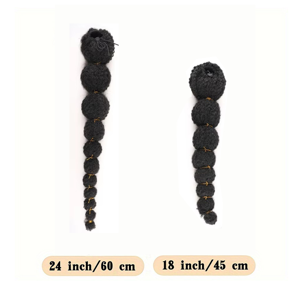 Extensão de Cabelo Afro Kinky  - Drawstring Afro Curly Puff Ponytail avaliação e preço