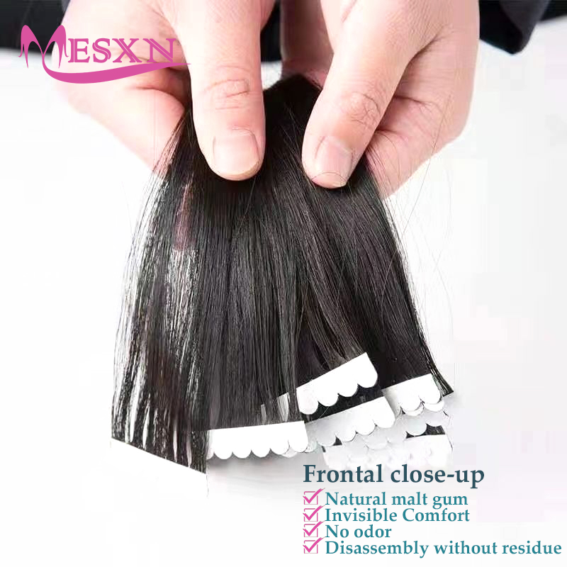 Mini extensões retas do cabelo - Invisible Tape In Extensions Real Hair avaliação e preço