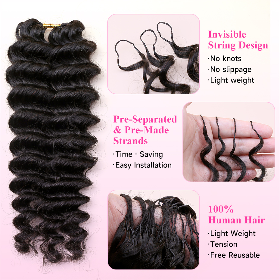 Cabelo humano 100% natural, co - Hair Bundles avaliação e preço