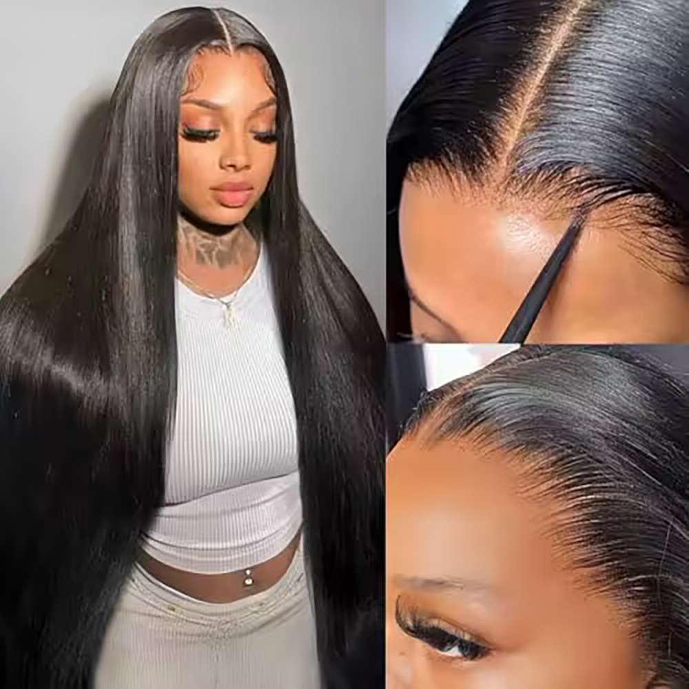 Peruca Frontal HD Transparente - Hd Lace Frontal Wig Human Hair Pre Plucked avaliação e preço