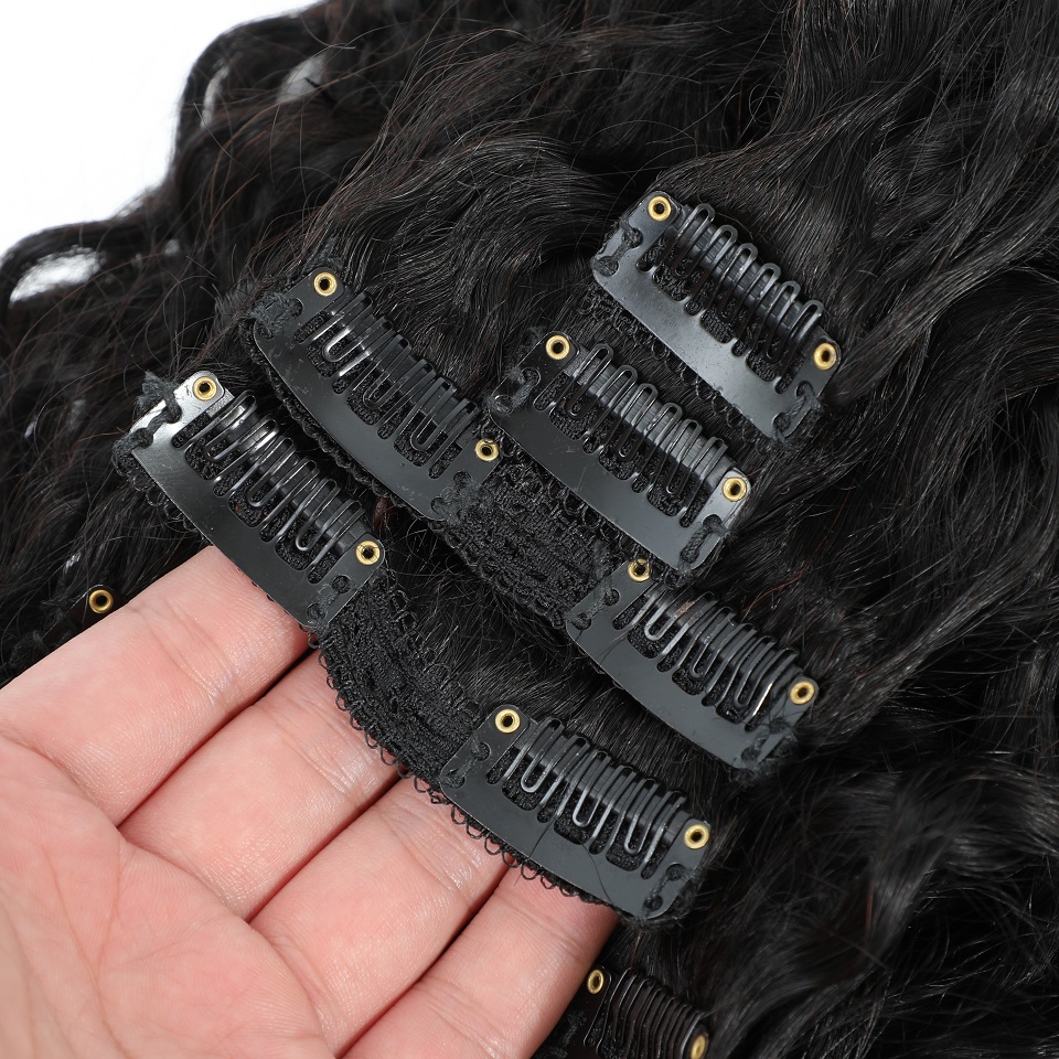 Extensões de Cabelo Humano com - Seamless Clip In Hair Extensions Human Hair avaliação e preço
