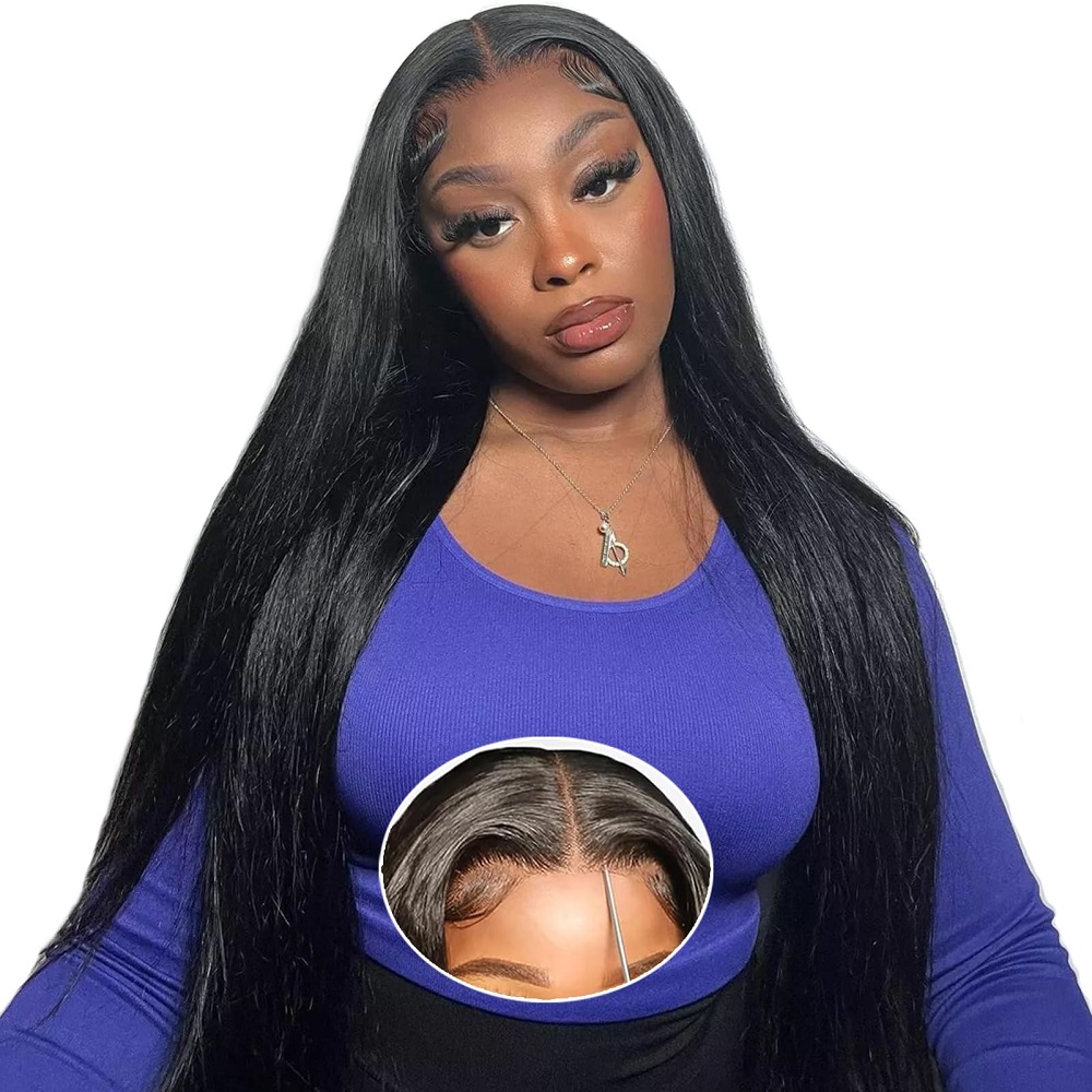 Perucas de Cabelo Humano Liso  - Lace Front Wigs avaliação e preço