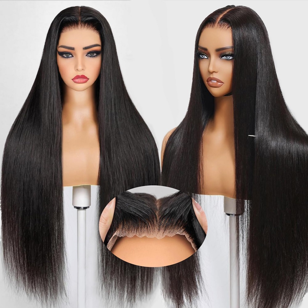 Perucas de Cabelo Humano Liso  - Lace Front Wigs avaliação e preço