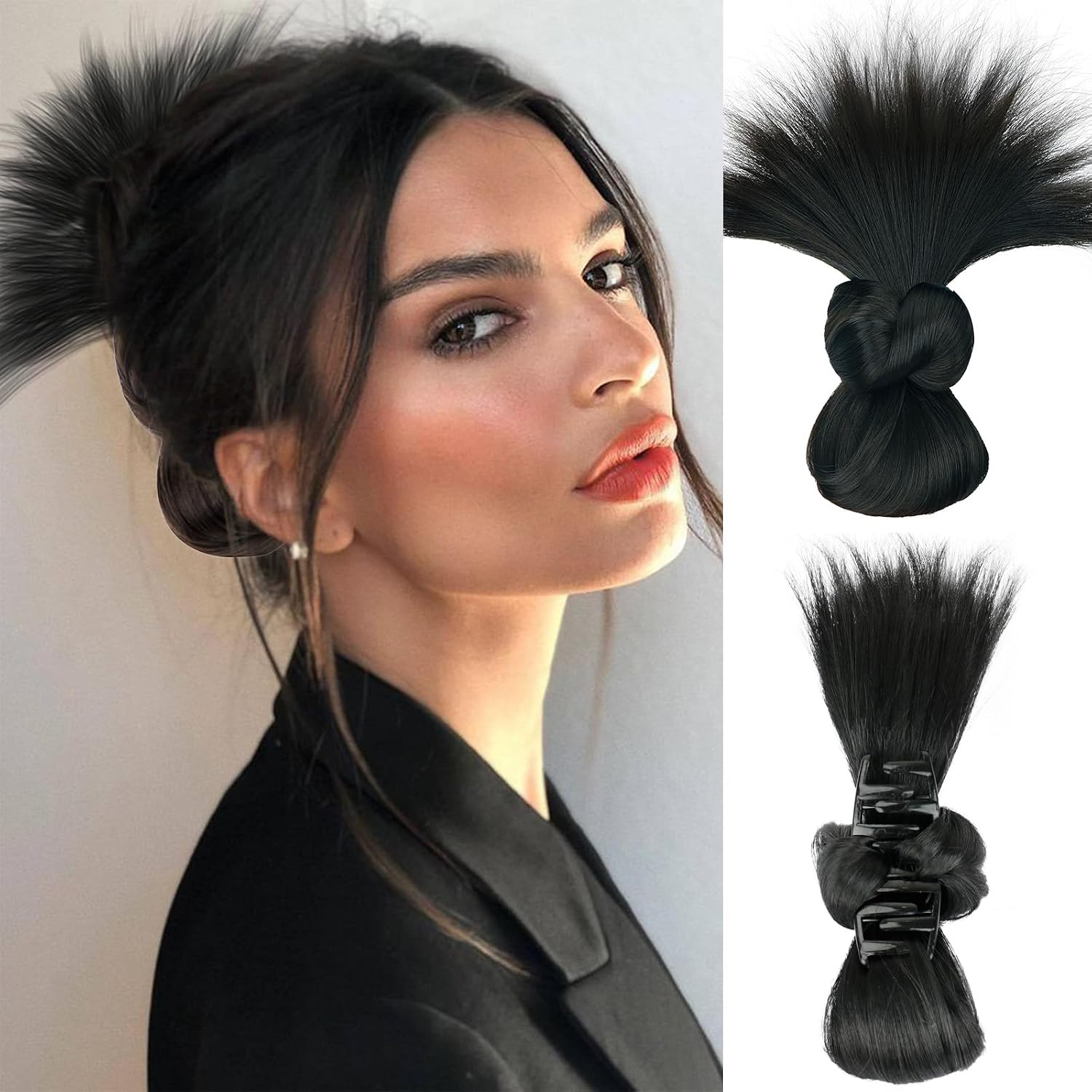 Aplique de Cabelo Coque Desgre - Claw Clip Messy Bun Hair Piece avaliação e preço