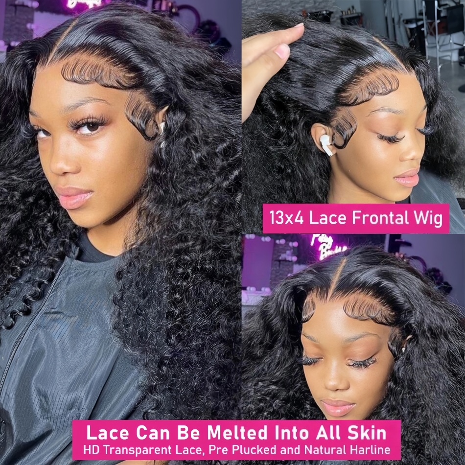 Peruca Frontal de Renda com De - Lace Front Wigs avaliação e preço